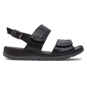 Sandale dama 303664145 - Piele naturala - Negru - Negru