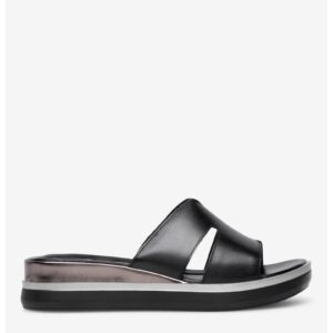 Papuci dama  5905588573548 - Piele naturala - Negru - Negru