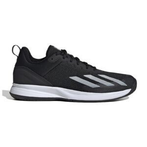 Pantofi cu garnituri de plasa pentru tenis Courtflash Speed - Negru