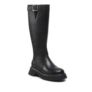 Cizme dama -  301324034 - Piele naturala - Negru - Negru
