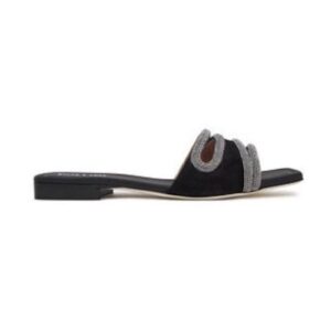 Papuci dama  305204479 - Piele naturala - Negru - Negru