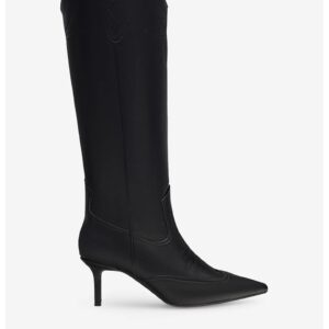 Cizme dama 5905588143734 - Sintetic - Negru - Negru
