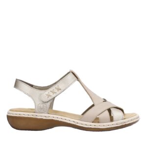 Sandale casual - dama -  ANTISTRESS - 65919-61 bej sidef - piele ecologica - Bej
