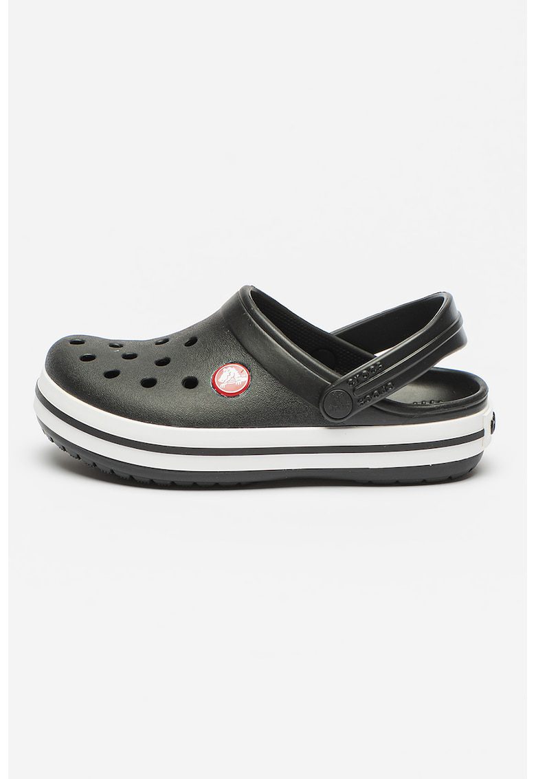 Saboti slingback cu model uni - Negru