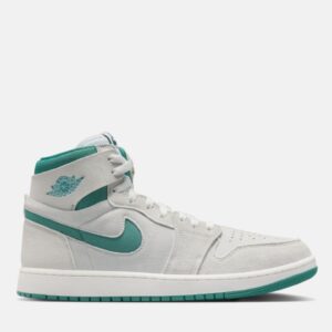 Pantofi sport barbati  Air Jordan 1 Zoom CMFT 2 - piele de caprioara - spuma Formula 23 - alb/verde
