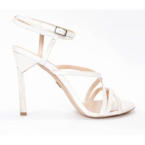 Sandale cu barete in X Marry - Ivoire