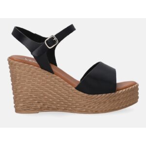 Sandale din piele cu platforma wedge