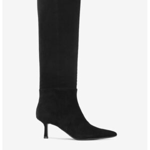 Cizme dama 5903419052323 - Piele intoarsa - Negru - Negru