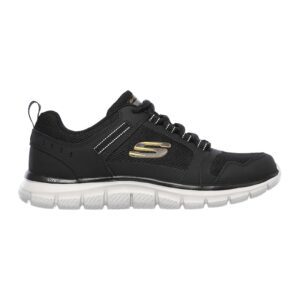 Pantofi cu insertii de piele pentru fitness Track-Knockhill - Negru