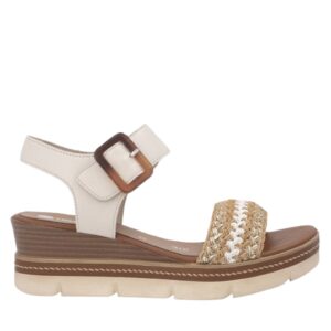 Sandale casual - dama - D2L55-60 bej - piele ecologica D2L55-60 - Bej