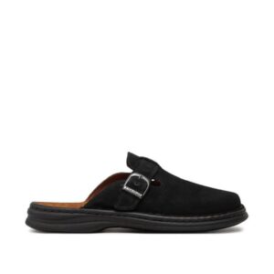 Papuci barbati 304276156 - Piele naturala - Negru - Negru