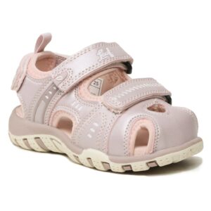 Sandale fete -  Piele ecologica - Roz
