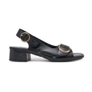 Sandale dama  305140333 - Piele naturala - Negru - Negru