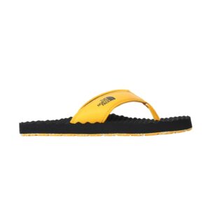 Papuci flip-flop cu imprimeu logo lateral Base Camp - Negru/Galben pai