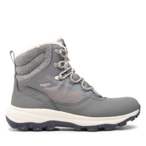 Ghete si bocanci sport dama  301222514 - Piele naturala/Textil - Gri