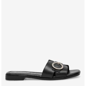 Papuci dama  5905588619598 - Piele naturala - Negru - Negru