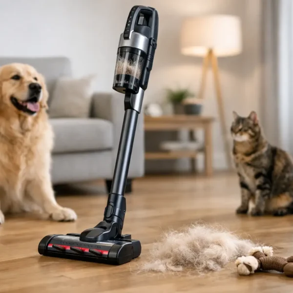 Review aspirator vertical pentru păr de animale