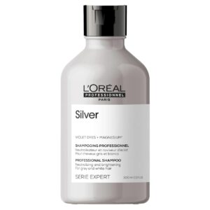 Sampon neutralizator pentru par grizonat si alb – L'Oréal Professionnel Serie Expert Silver (Gramaj: 300 ml)
