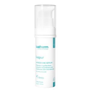 Ser pentru piele mixta sau grasa cu tendinta acneica Ivapur Aknebiome Ivatherm, 30 ml