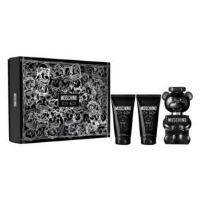 Set cadou Moschino Toy Boy Apa de Parfum, 50 ml + Gel de dus, 50 ml + After Shave Balsam 50 ml