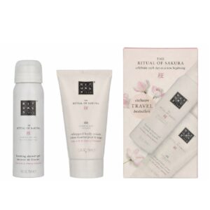 Set Rituals The Ritual of Sakura Travel – Gel de Dus Spuma 50 ml si Crema de Corp 70 ml