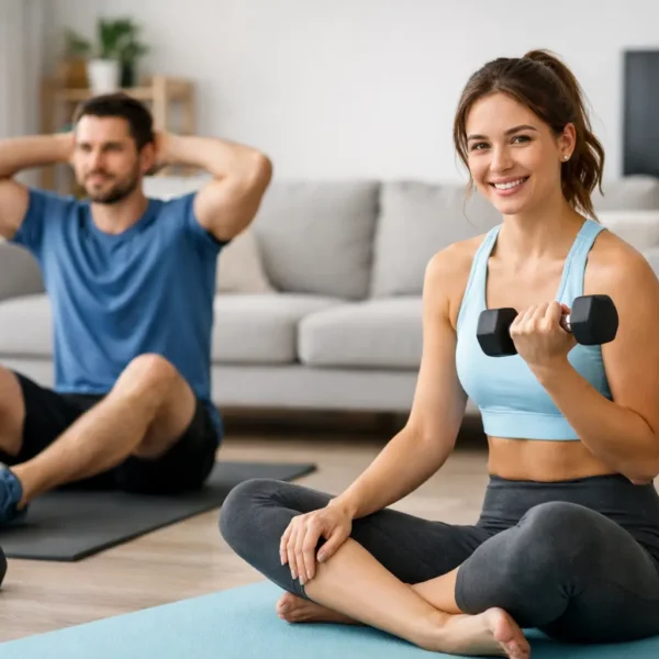 Sport acasă: exerciții pentru începători
