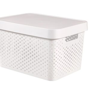 Cutie depozitare cu capac Curver INFINITY DOTS 17L