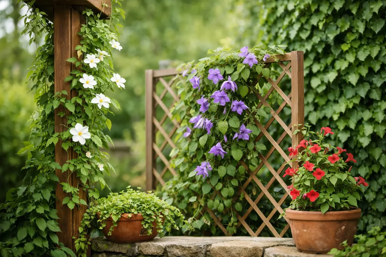 Cele mai ușoare plante cățărătoare de crescut