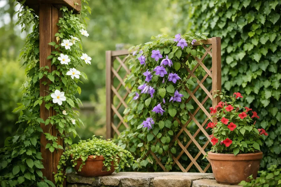 Cele mai ușoare plante cățărătoare de crescut