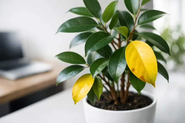 De ce se îngălbenesc frunzele la ficus?