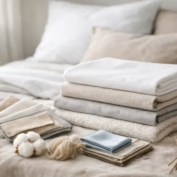 Ghid complet materiale lenjerie de pat