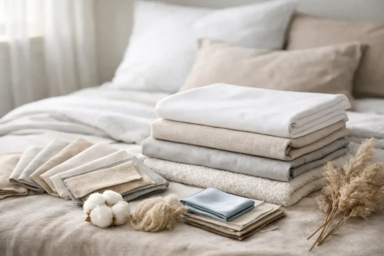 Ghid complet materiale lenjerie de pat