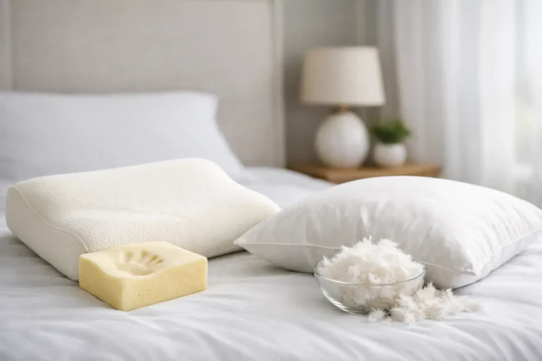 Perna memory foam sau puf? Ce alegi
