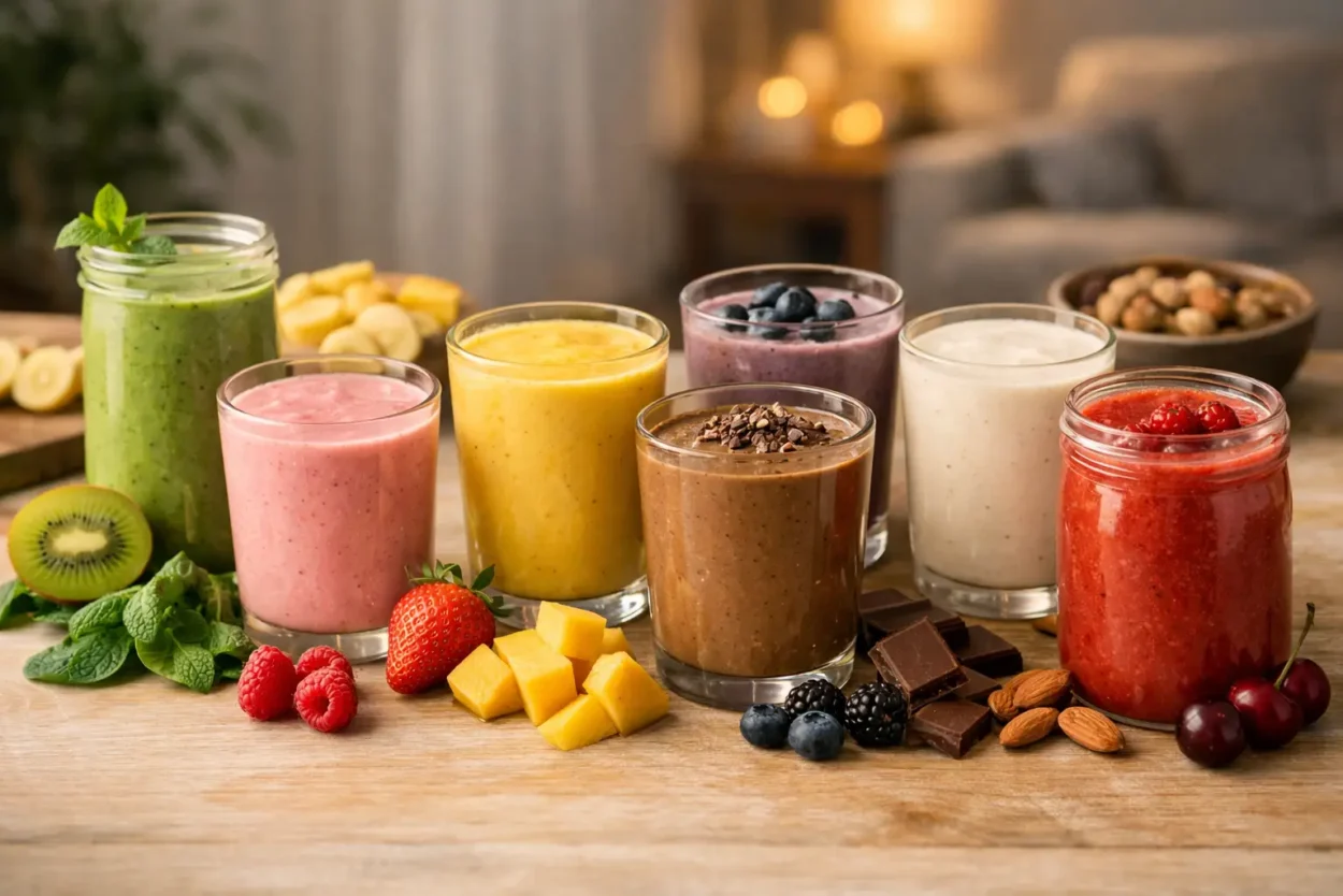 Rețete de smoothie seara: 8 variante ușoare