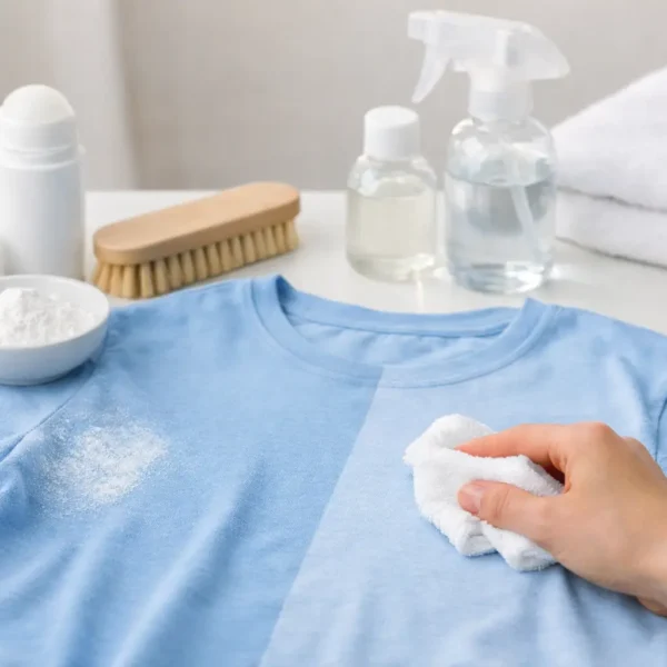Cum scoți petele de deodorant de pe haine