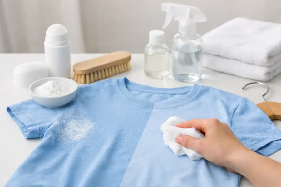 Cum scoți petele de deodorant de pe haine