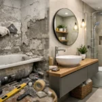 Renovare baie mică în 10 pași care chiar ajută