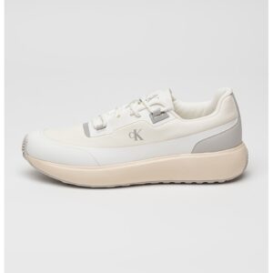 Pantofi sport low-cut cu logo - Alb/Gri deschis
