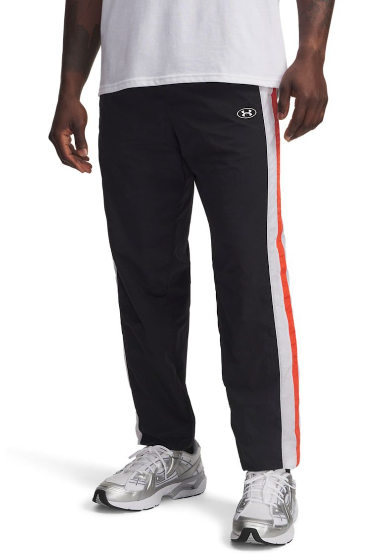 Pantaloni cu talie ajustabila Icon Track - Rosu/Alb/Negru stins