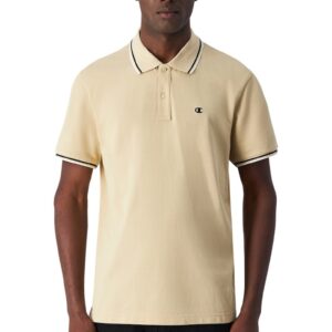 Tricou polo barbati -  bumbac - bej