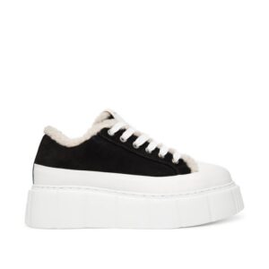 Tenisi dama 305626745 - Piele naturala - Alb/Negru