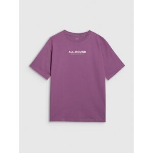 Tricou Fete Oversize Bumbac  Junior - 67451 - Violet inchis
