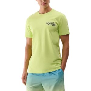 Tricou barbati  croiala regulata - decolteu rotund - bumbac - galben
