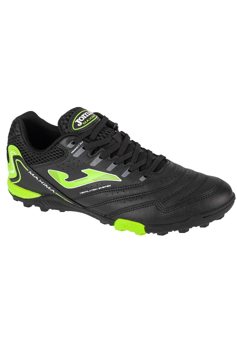 Ghete fotbal barbati Maxima 2401 TF Negru Verde 41