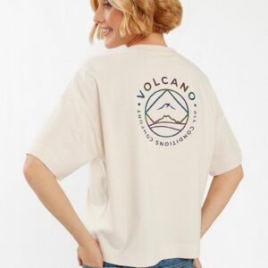 Femeii crema T-Tuz T-shirt - Comfort Fit - Crem