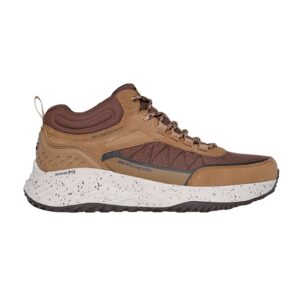 Pantofi sport impermeabili cu insertii de piele nabuc - Maro
