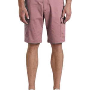 Pantaloni scurti barbati roz - bumbac organic - croiala clasica - cu buzunare -