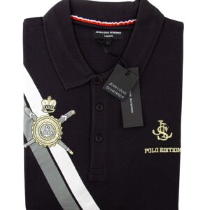 Tricou polo barbati bumbac - Negru
