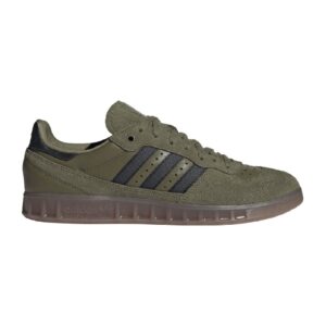 Pantofi sport low-cut cu garnituri din piele - Verde masliniu