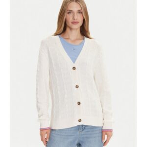 Cardigan dama -  Bumbac organic - Ecru